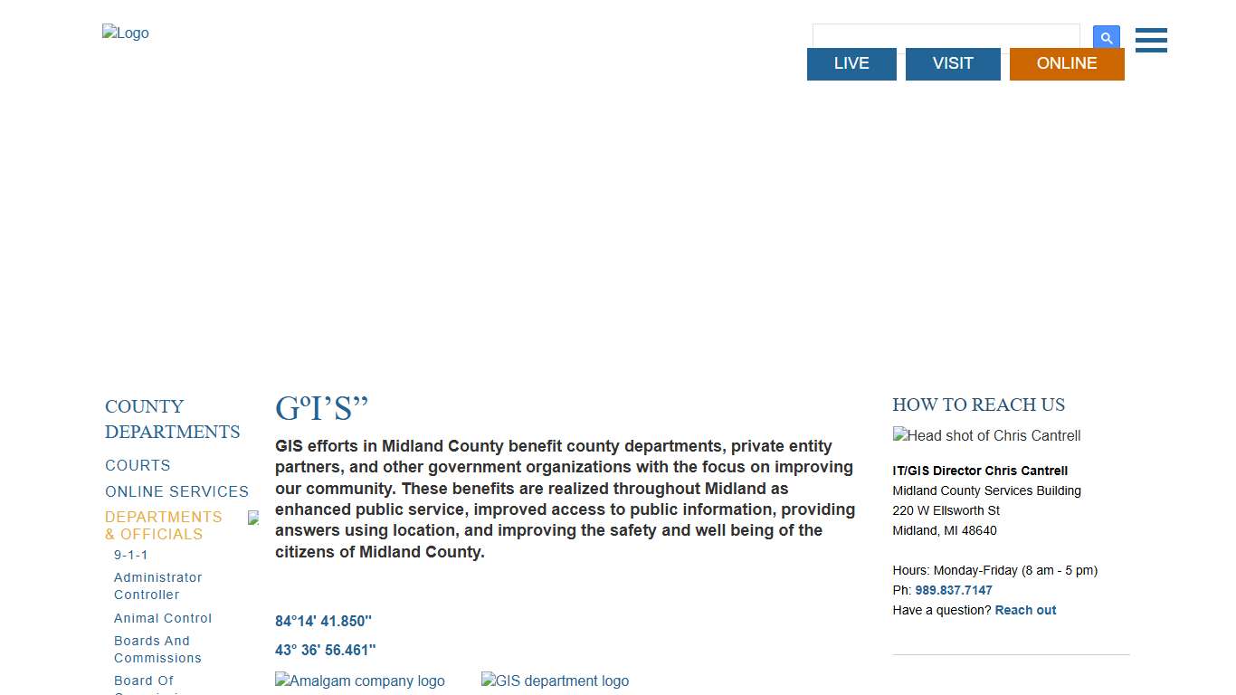 County of Midland, MI USA: gis