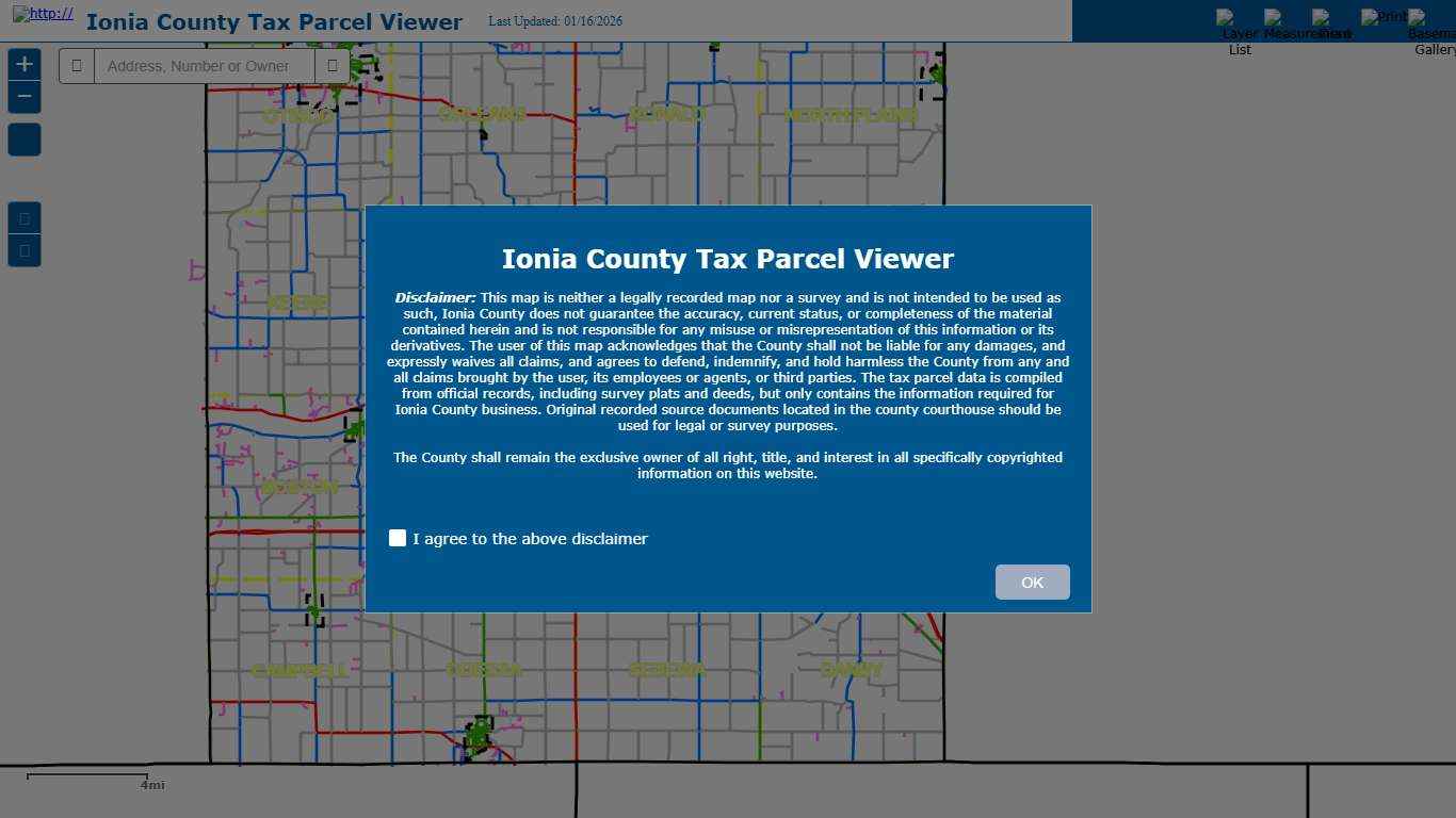Ionia County Tax Parcel Viewer
